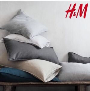 H&M Home Washed Linen Pillowcase
